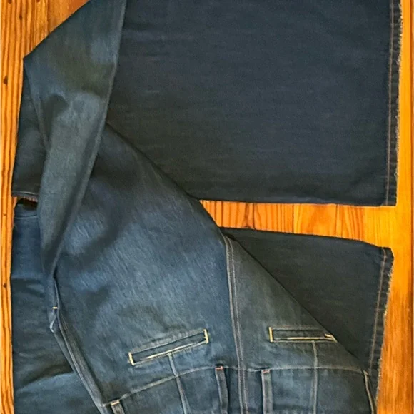 Alice and Olivia Anders low rise pleated jeans - Picture 7 of 8